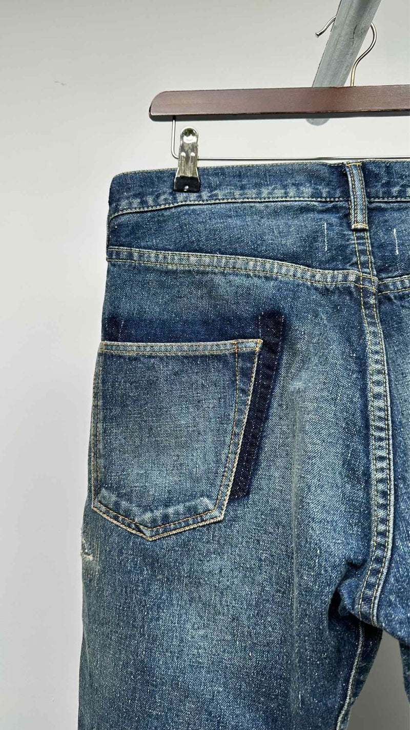 eYe Junya Watanabe Man X New Manual Distressed Patched Jeans