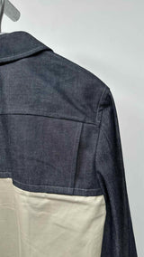 Comme Des Garcons Homme Plus Zip-up Denim Hybrid Jacket