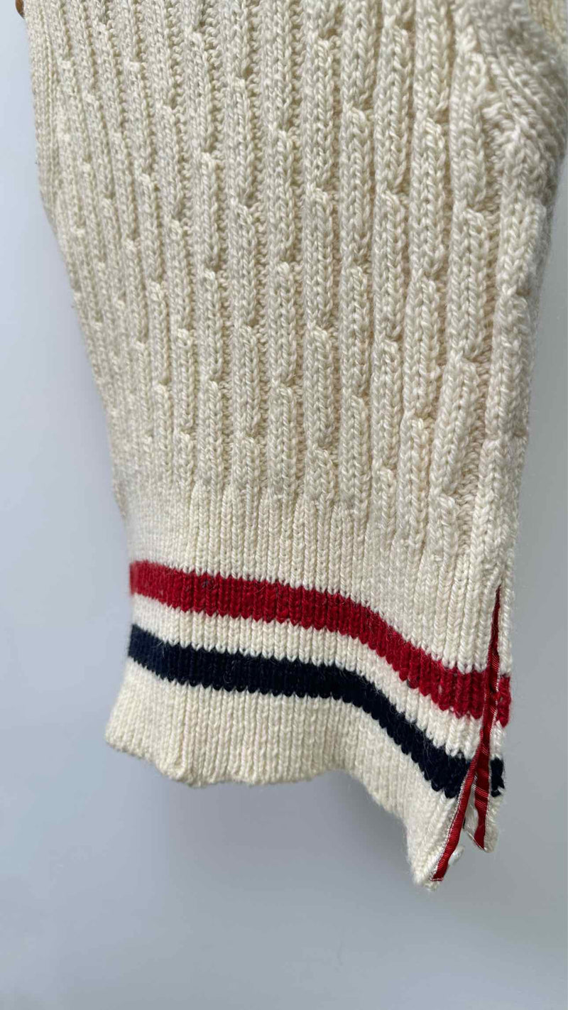 Thom Browne Cable Knit Vest