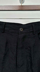 Forme D'expression Oversized Cropped Linen Pants