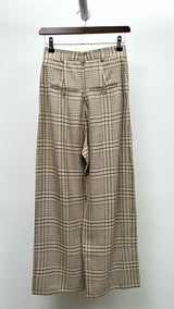 Jacquemus Plaid Wide Pants