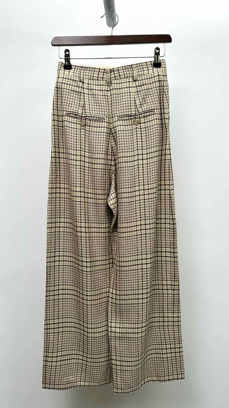 Jacquemus Plaid Wide Pants