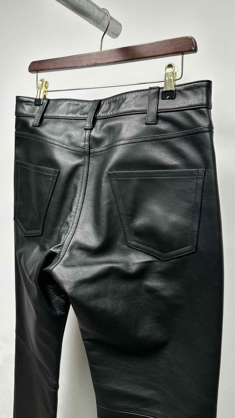 Sandro Leather Flare Pants