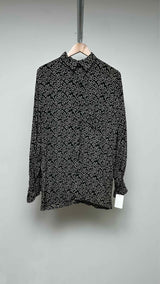 Paula & Mopitz Chain-printed Satin Shirt