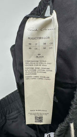 Rick Owens Basket Swingers Leather Shorts