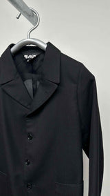 Black Comme Des Garçons Back Cut-out Jacket