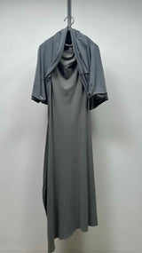 Issey Miyake FETE Flat-knit Dress W/Bolero