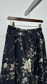 By Walid Floral Long Easy Skirt