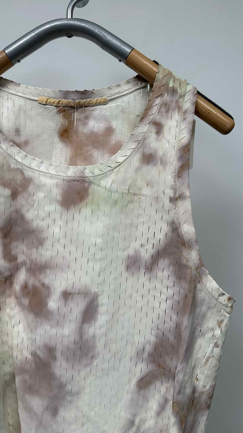 Carol Christian Poell Perforated-leather Object-dye Vest
