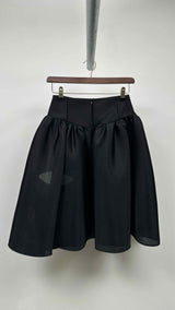 Simone Rocha Wide Cut-out Pearl Skirt