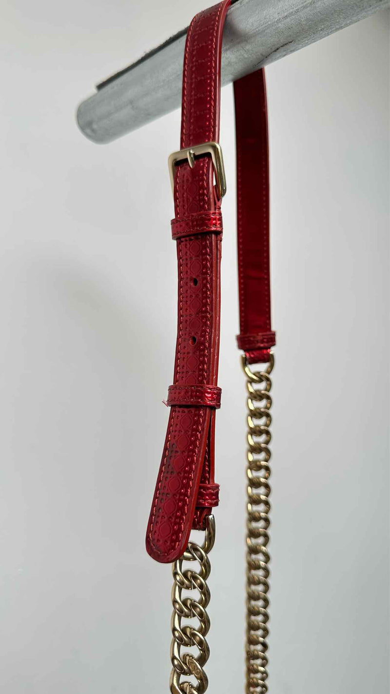 Christian Dior Metalic Chain Crossbody Bag
