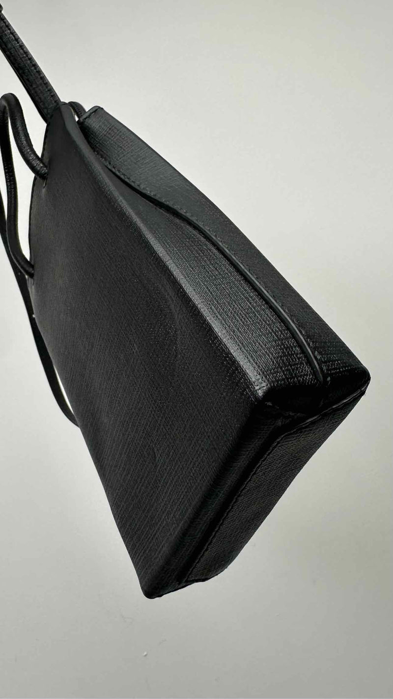 Balenciaga Leather Logo Shoulder Bag