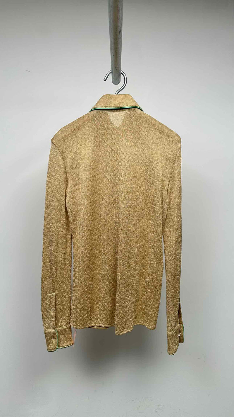 Acne Studios Glitter Long Knit Shirt