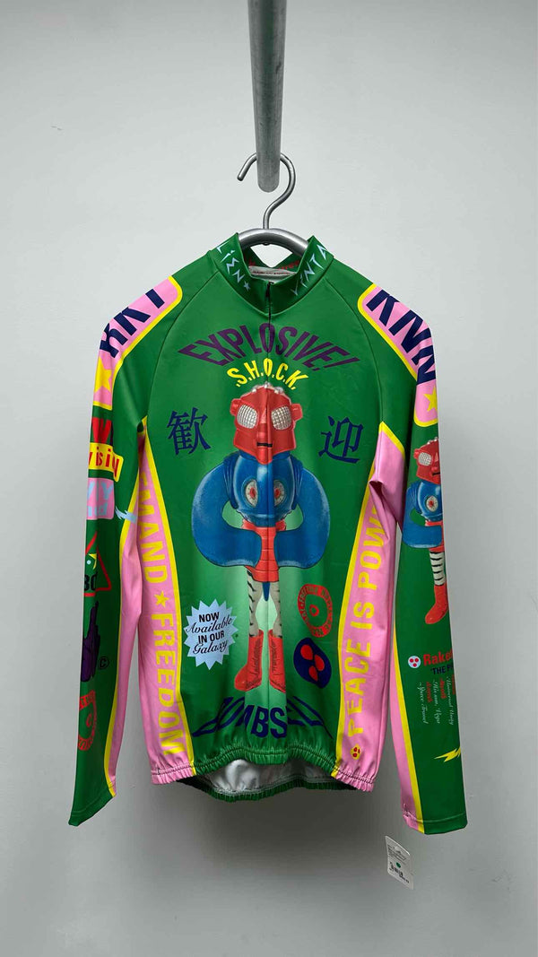 Walter Van Beirendonck L/S Robot Print Cycling Top