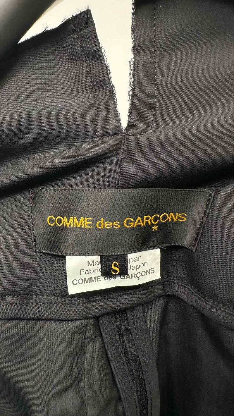 Comme Des Garcons Mesh Covered Padded Wide Jacket
