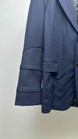 Comme Des Garcons Homme Plus Oversized Pinstripe Armor Jacket