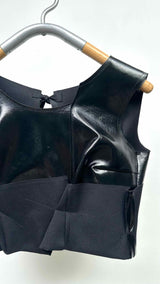 Comme Des Garcons N/S Back-open Folded Cropped Top