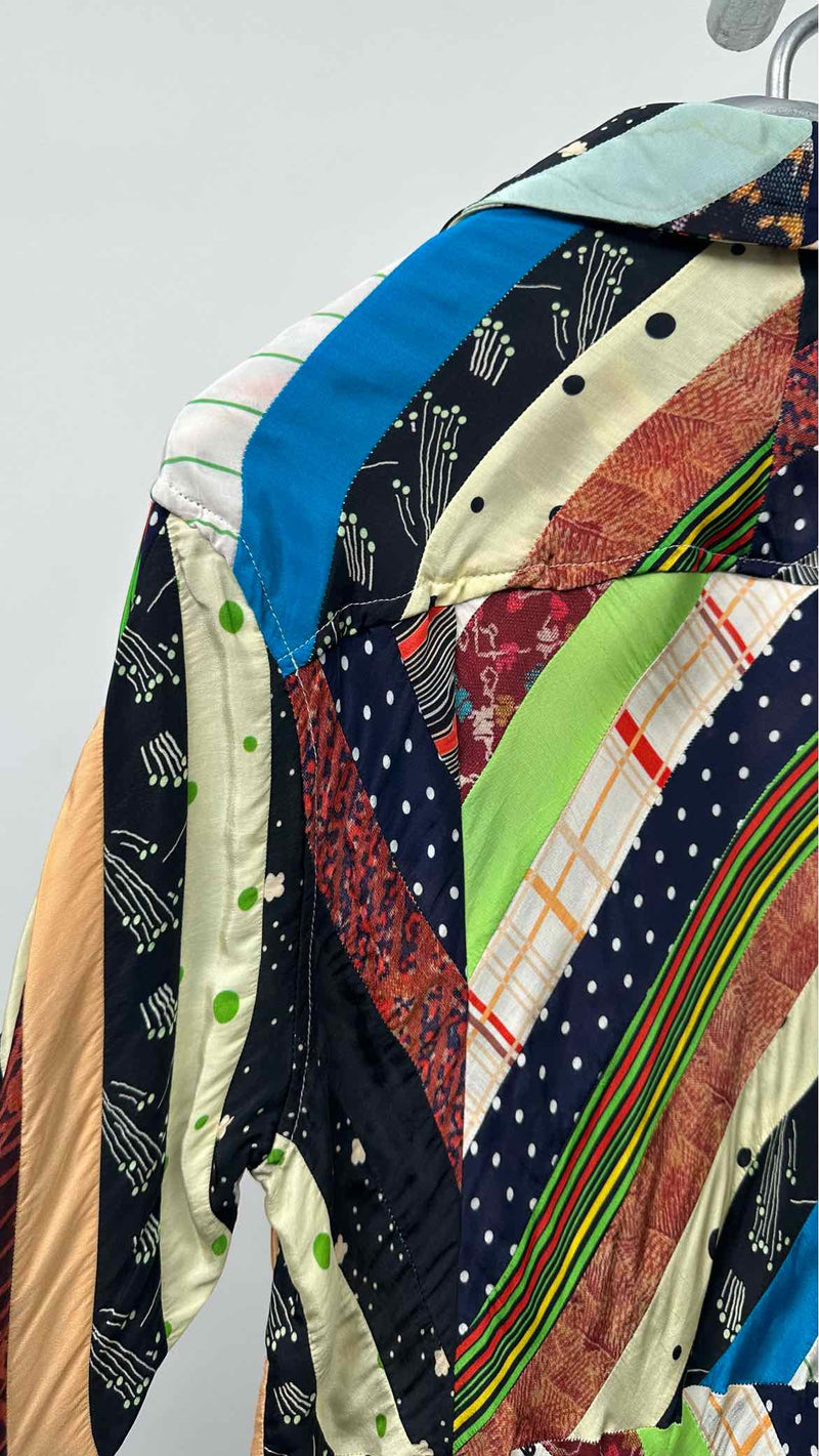 Bode Patchwork Woven Shirt