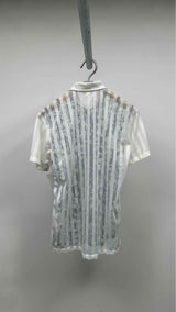 Comme Des Garçons Shirt S/S Floral Mesh Shirt