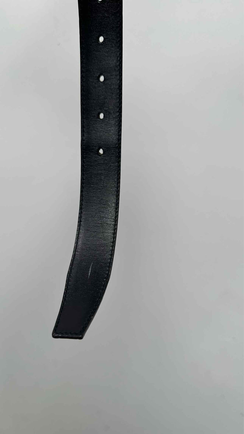 PRADA Crocodile Leather Belt