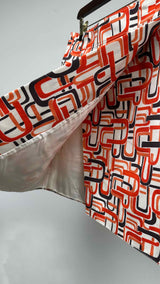 PRADA Geometric-print Wrap Skirt