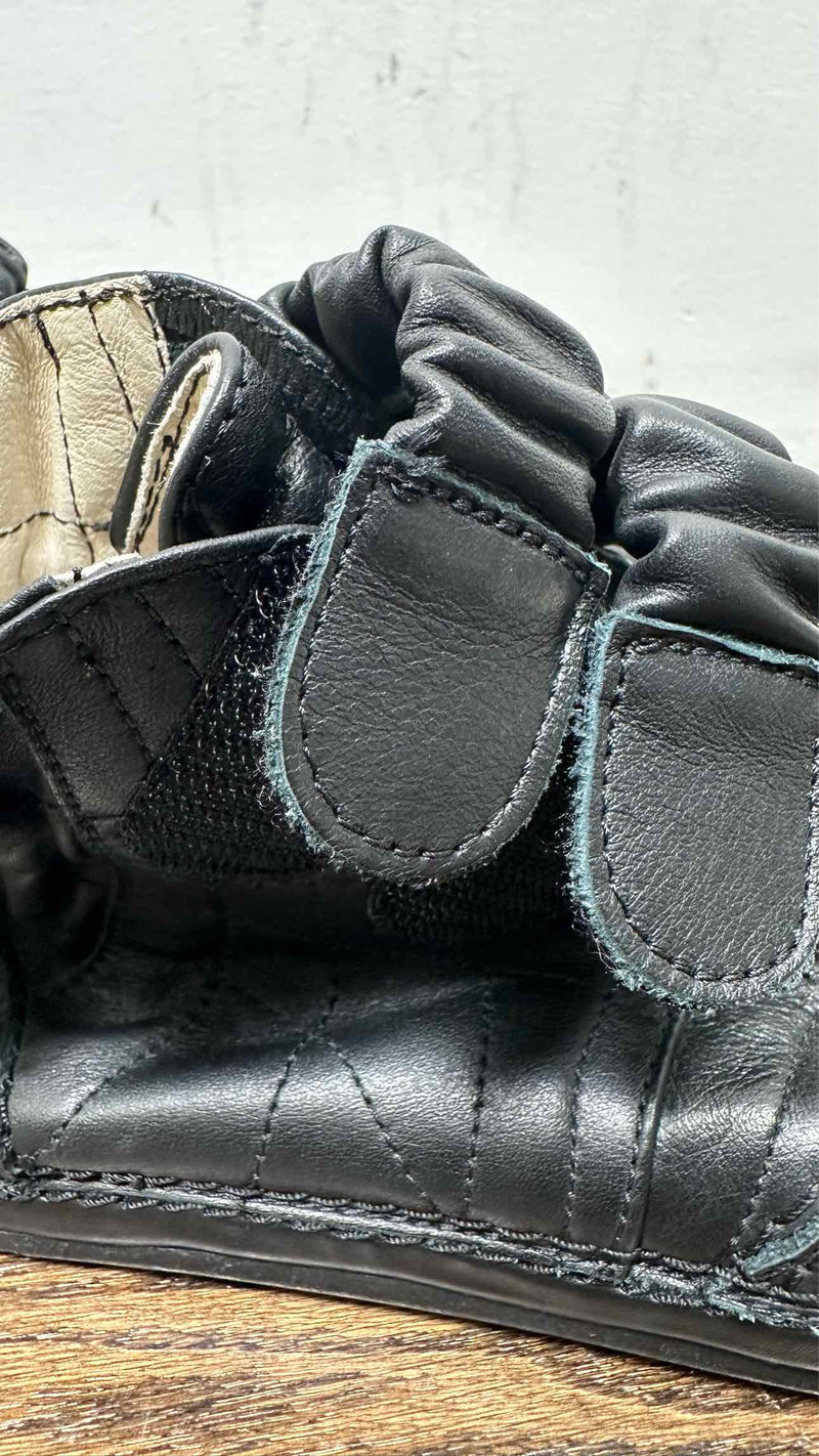 Margiela High-top Velcro Gathered Sneakers