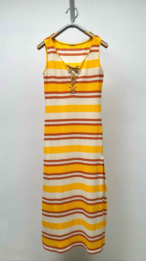 Miu Miu N/S Border Long Dress