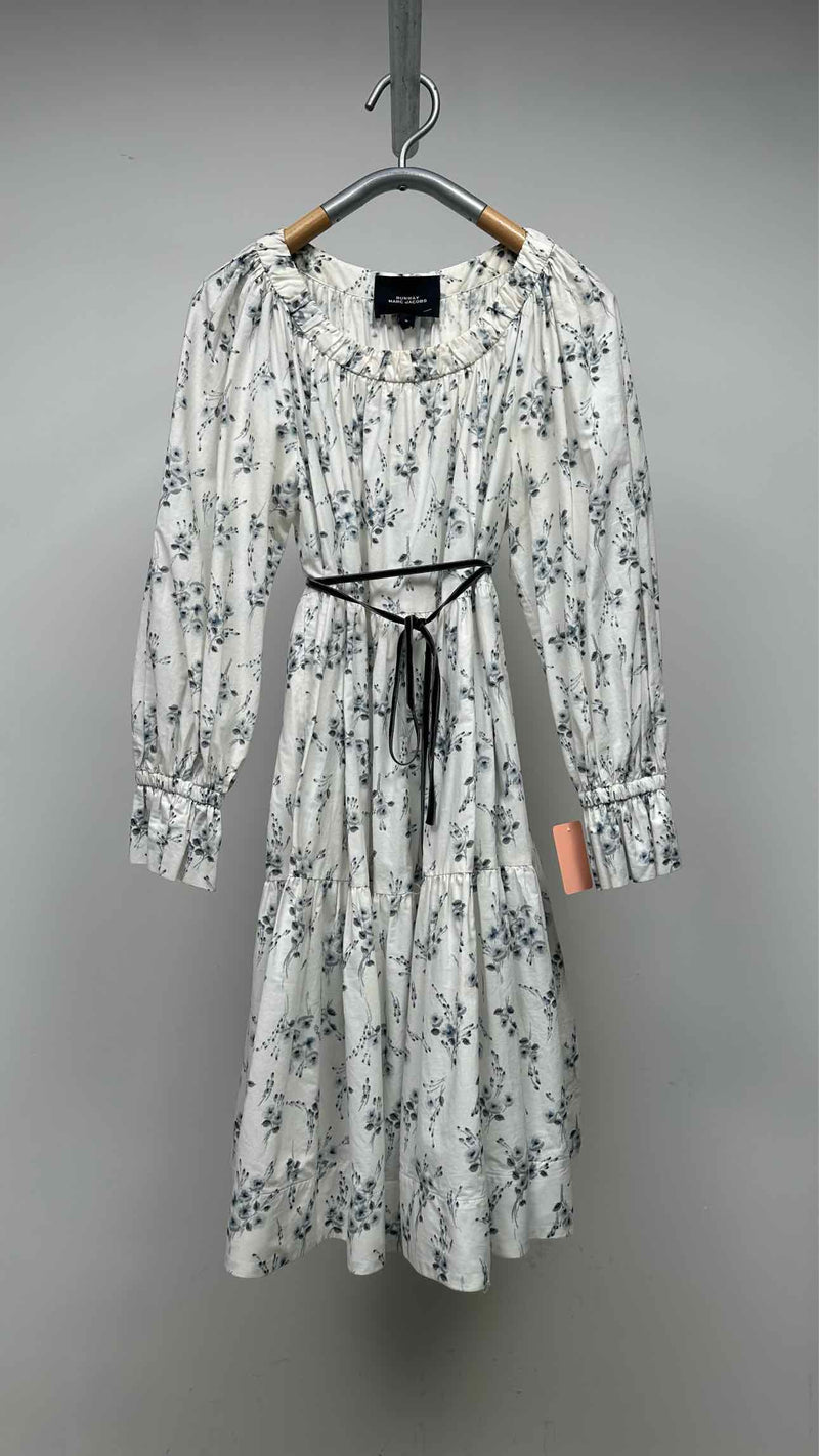 Marc Jacobs L/S Oversized Belted Floral Dress