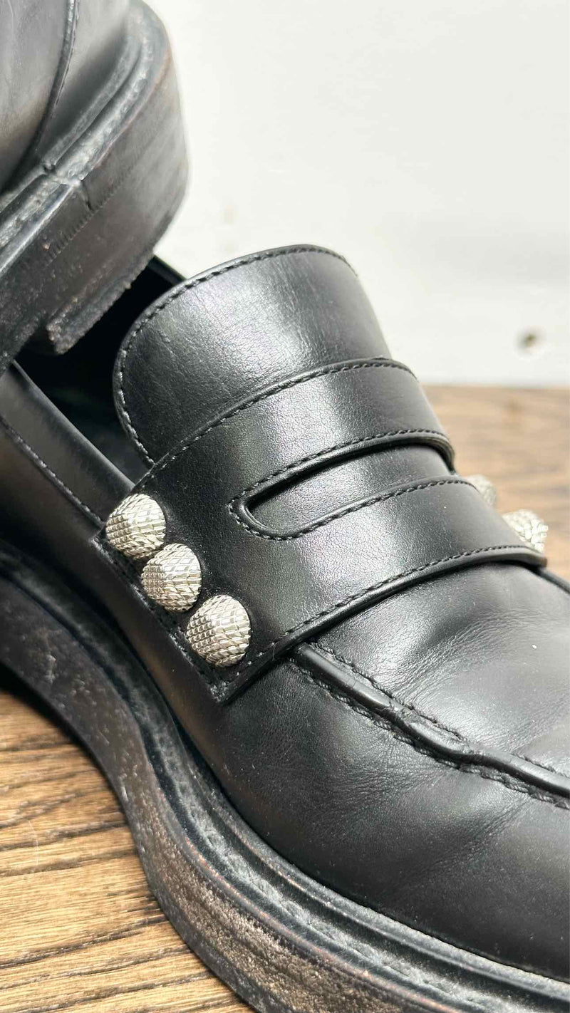 Balenciaga Studded Accent Loafers