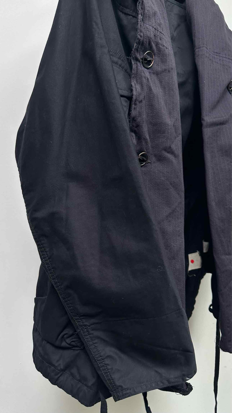 Kapital Pinstripe-hybrid Ring Coat