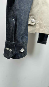Comme Des Garcons Homme Plus Zip-up Denim Hybrid Jacket