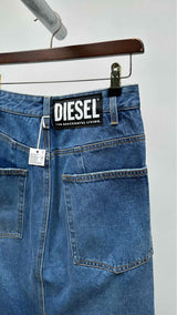 Diesel Reconstructed Denim Skirt