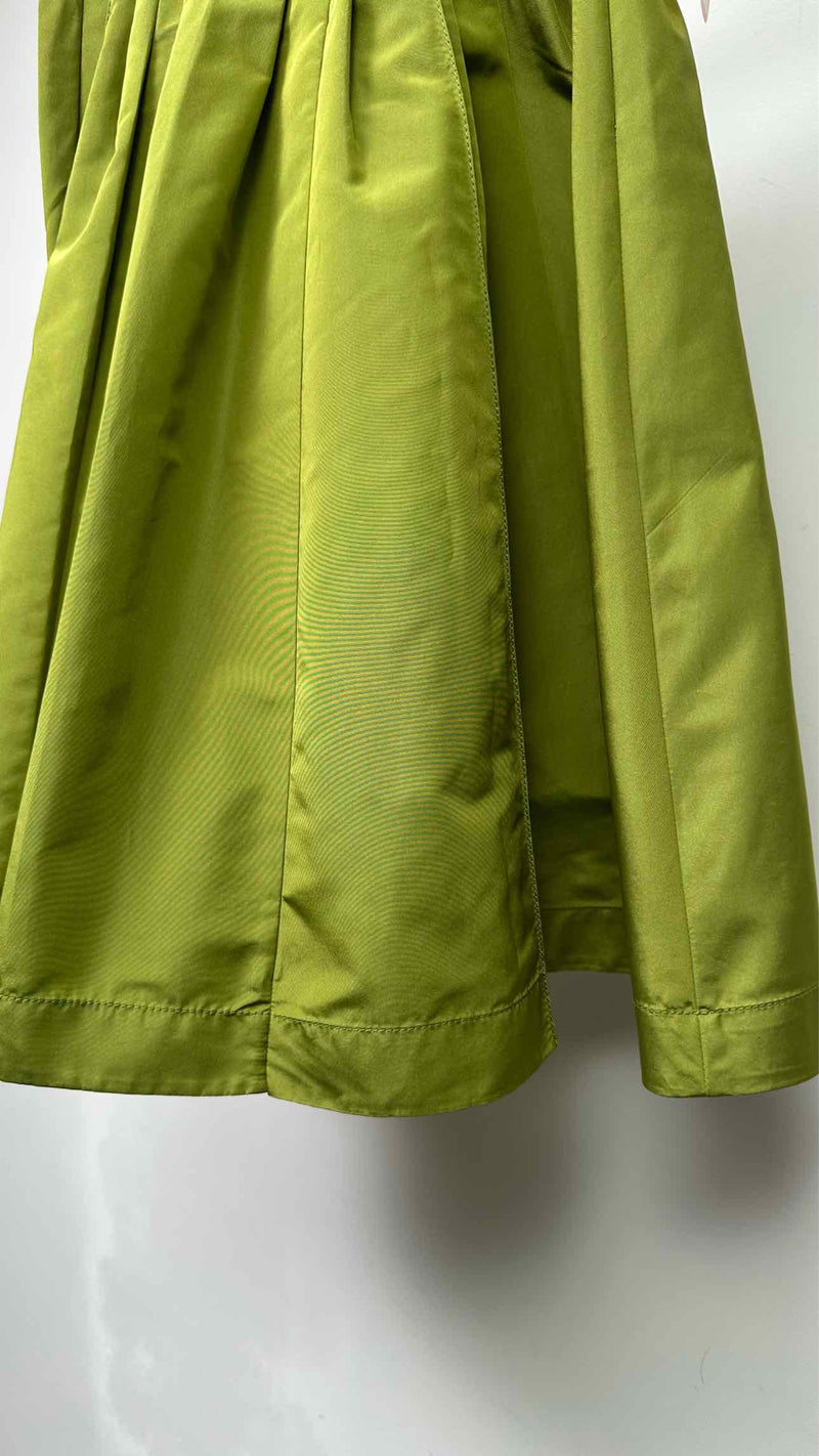PRADA Pleated Belted Wide Skirt