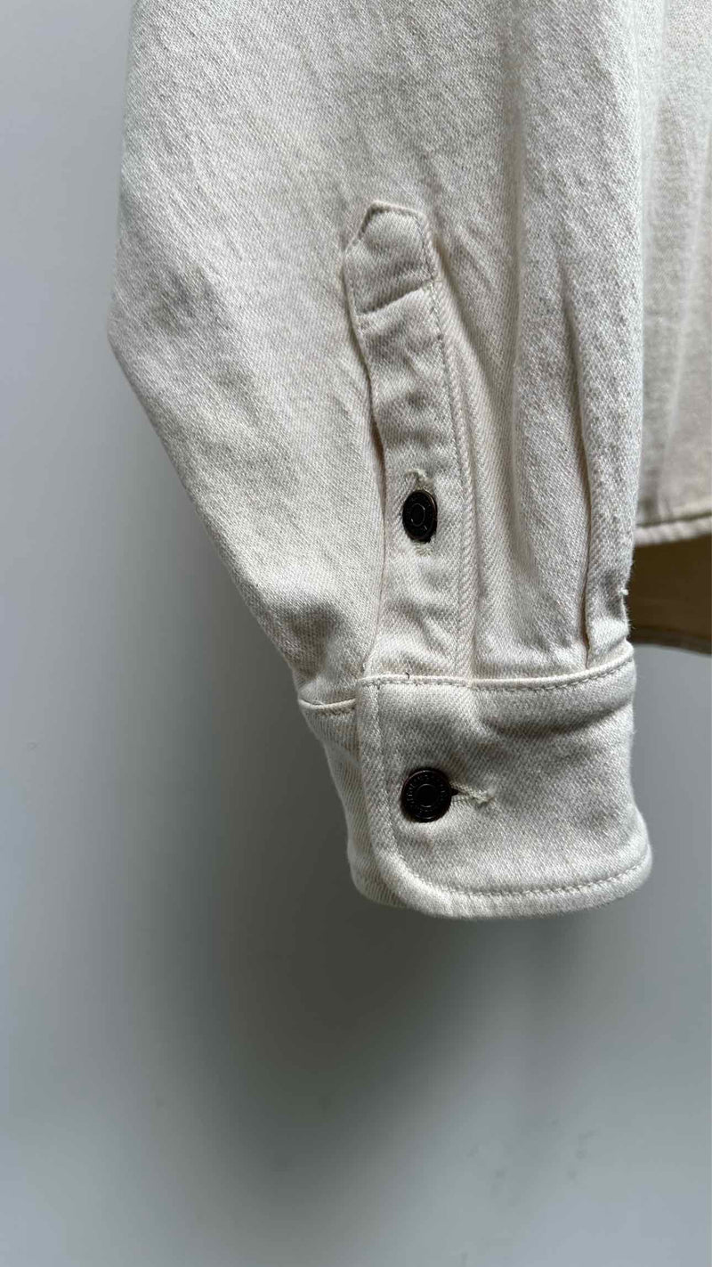 OTTOLINGER Oversized Fringe-Detailed Denim Jacket
