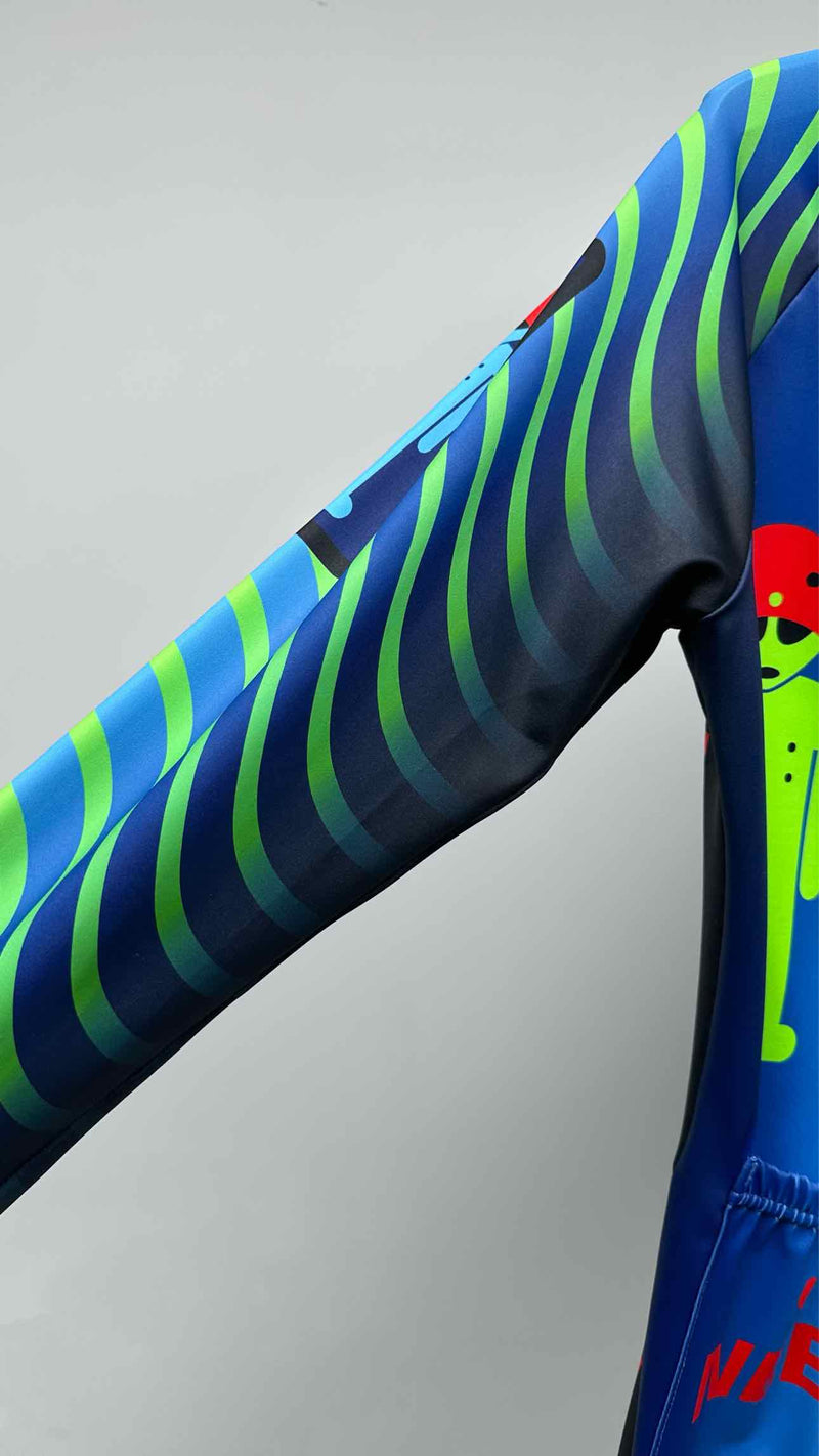 Walter Van Beirendonck L/S Printed Biker Top