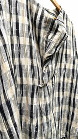 Issey Miyake Men L/S Check Top
