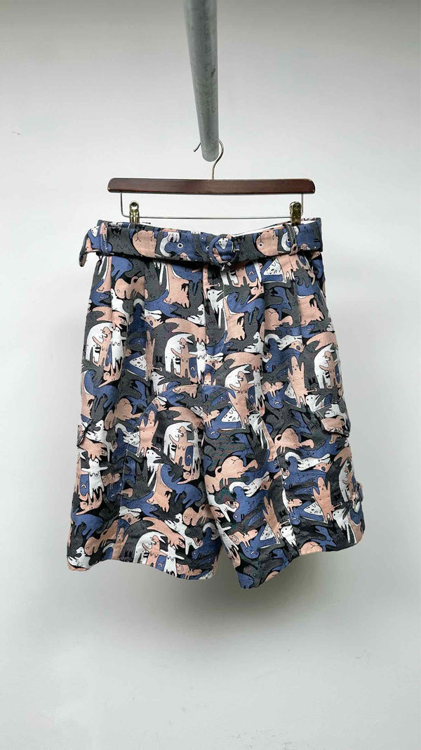 Charles Jeffery LOVERBOY Jacquard Wide Shorts
