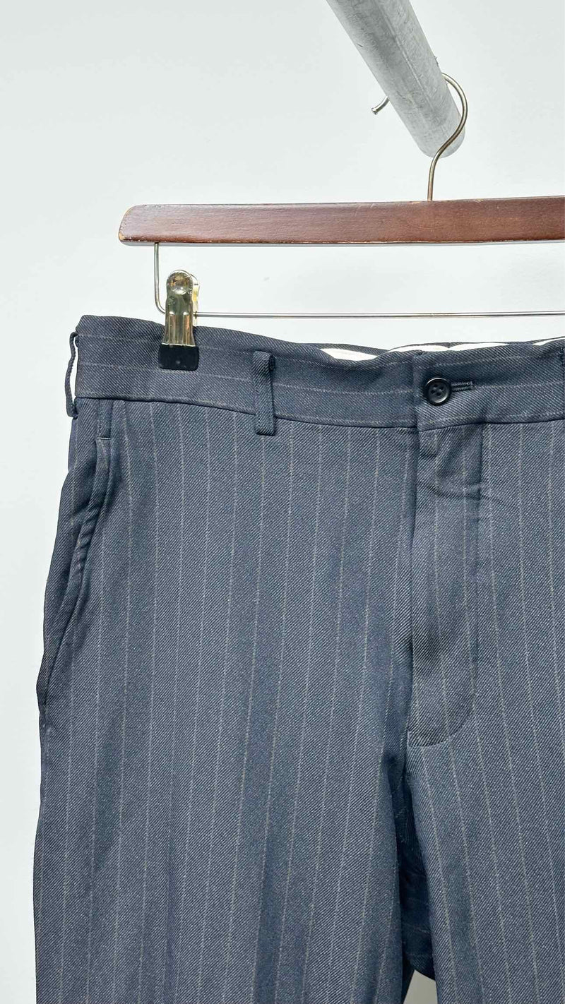 Comme Des Garcons Homme Deux Stripe Wrinkly Pants