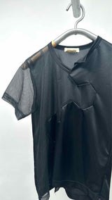 Comme Des Garcons Mesh Soccer Ball Hybrid T-shirt