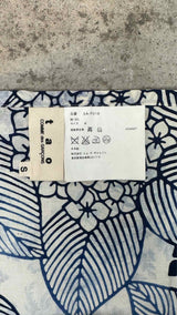 Tao Comme Des Garçons Drop-crotch Floral Pleated Wide Shorts