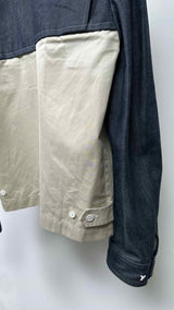 Comme Des Garcons Homme Plus Zip-up Denim Hybrid Jacket