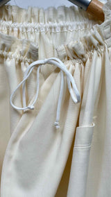 Comme Des Garcons Gathered Collar Light Jacket