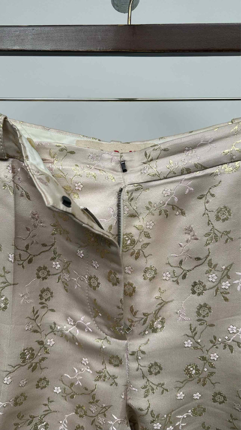 Marni Floral Jacquard Cropped Pants