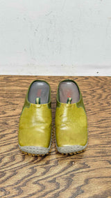 Miu Miu Bubble-sole Leather Mules