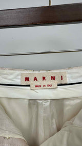 Marni Floral Jacquard Cropped Pants