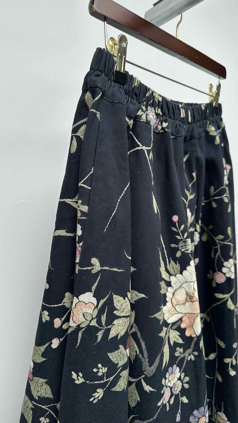 By Walid Floral Long Easy Skirt