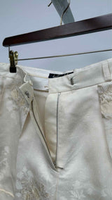 Lena Lumelsky Jacquard Back-Skirt Shorts