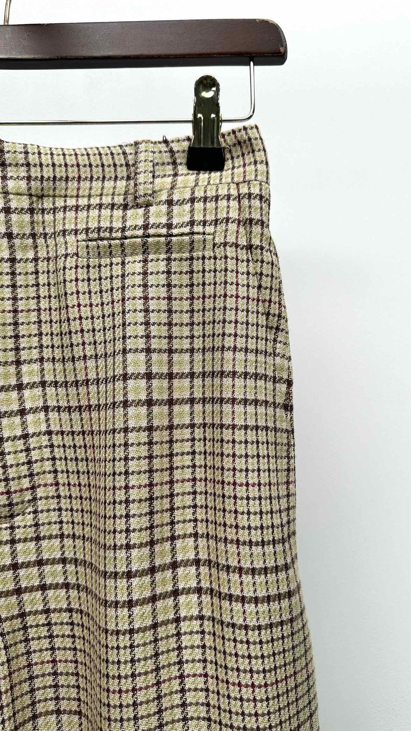 Jacquemus Plaid Wide Pants