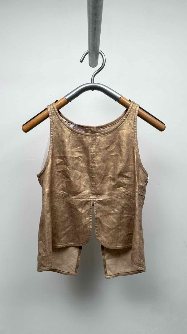 Chanel N/S Waxed Top