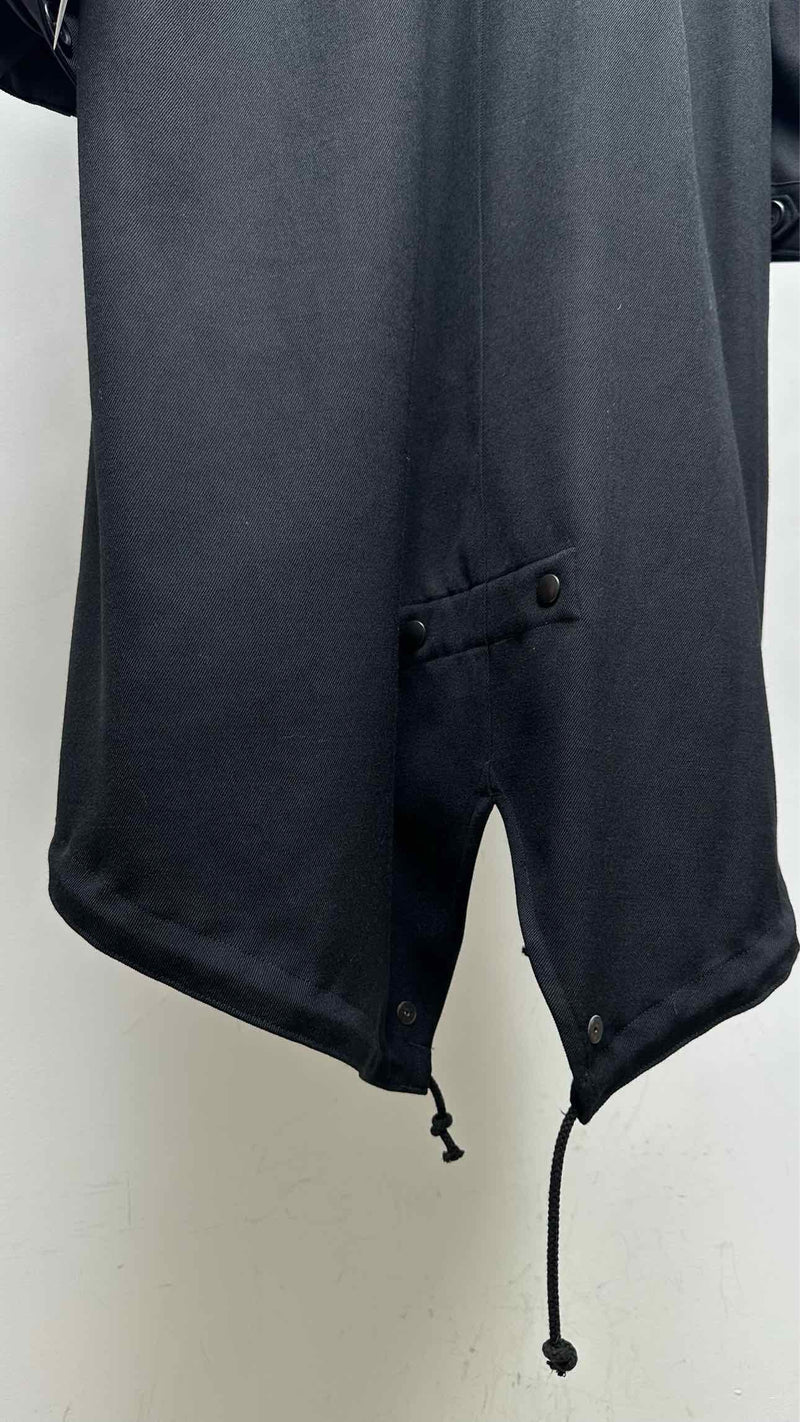 Yohji Yamamoto Pour Homme Wool Gabadine Hooded Mods Coat